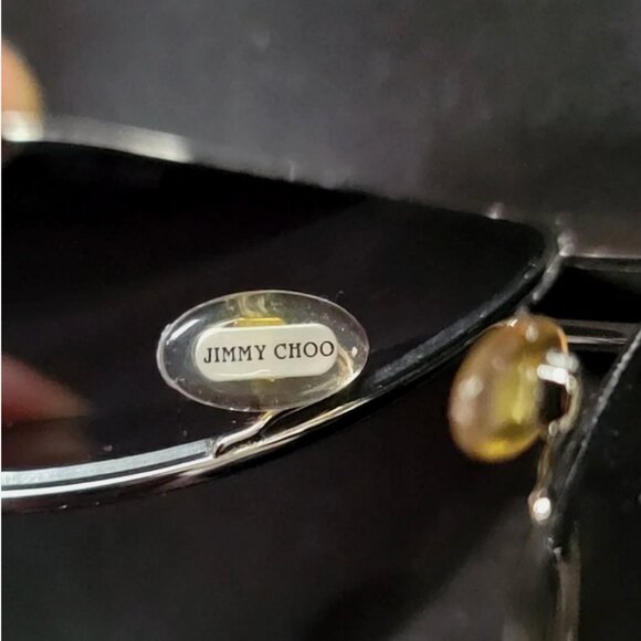 Authentic Jimmy Choo Dominique/S Silver Sunglasses Made in Italy w Case 125mm main image 7